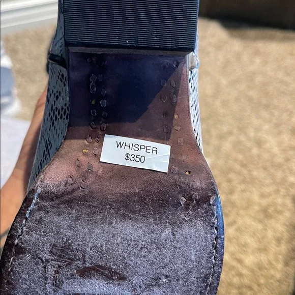 Freebird By Steven Whisper Tall Boots  In Black Snake - Picture 10 of 16